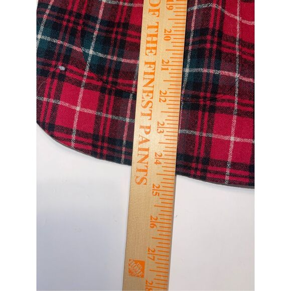 Pendleton Woolen Mills Red Plaid Western Wool Shirt Womens Size L  A38 - Picture 5 of 7